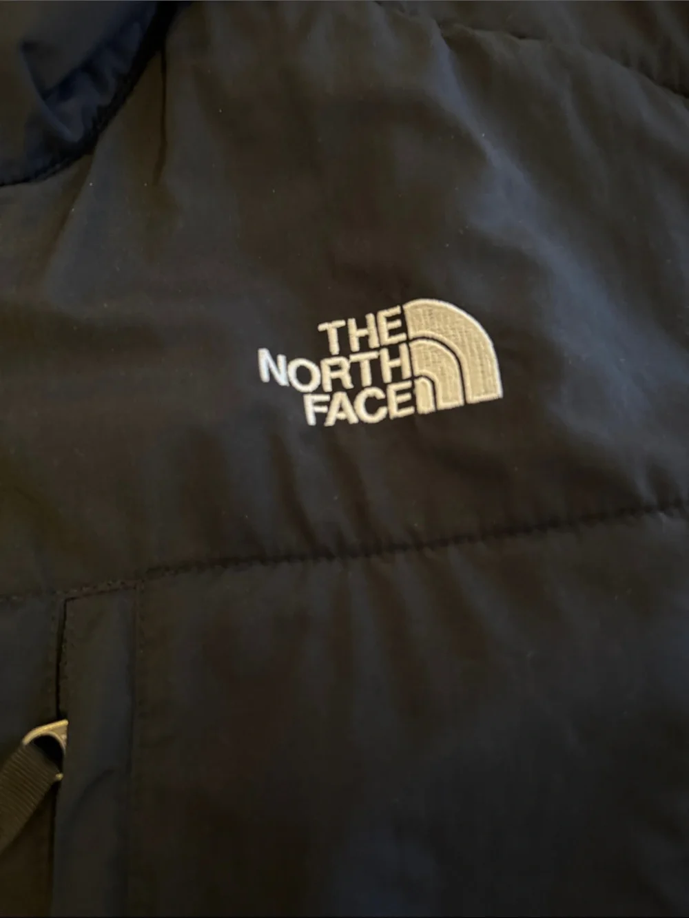 The North Face Men’s Black Fleece & Nylon Panel Jacket
